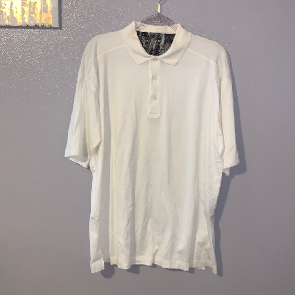 Tundra Canada white golf casual polo shirt